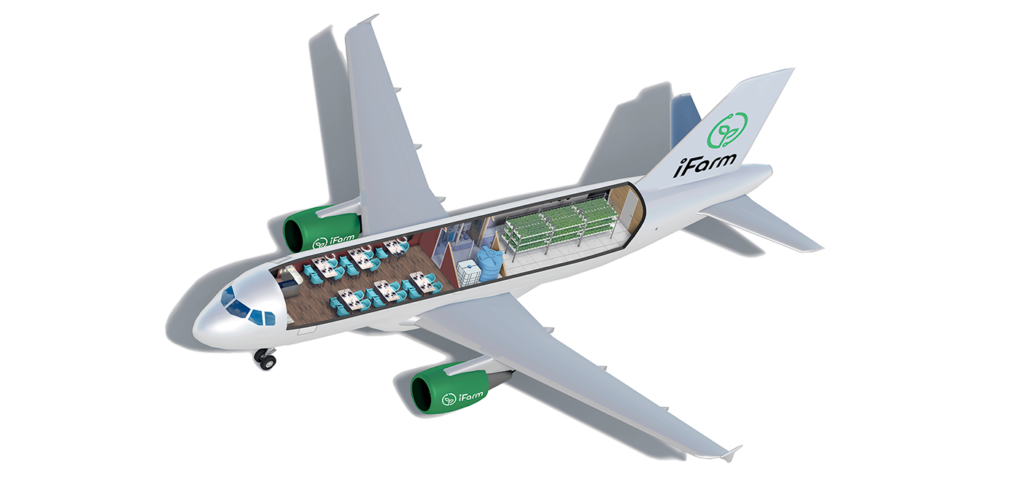 From passenger plane to vertical farm - repurposing old aircraft