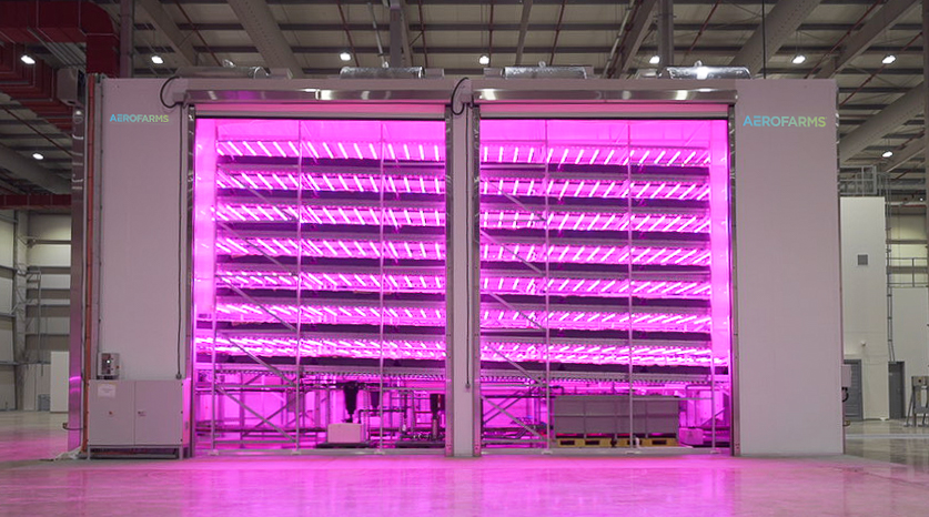 At 65,000 square feet, AeroFarms AgX is the largest indoor vertical farm of its kind for research and development in the world.