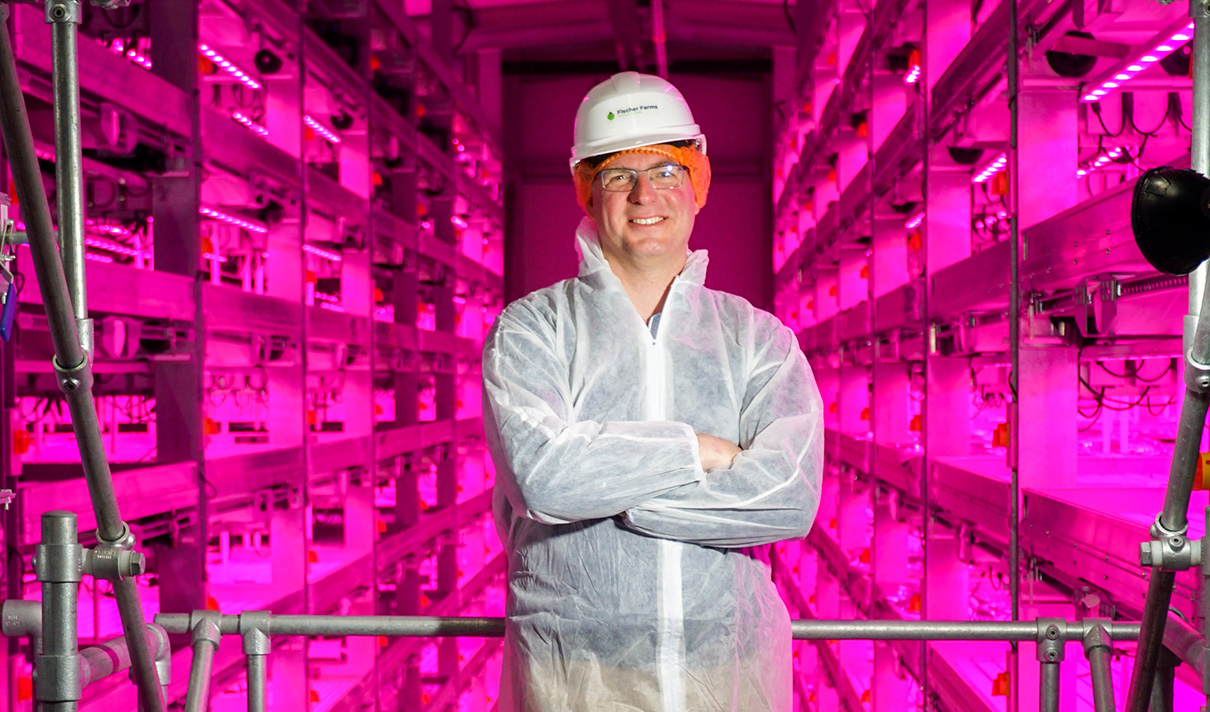 Fischer Farms' new fouracre vertical farm set to open in England this