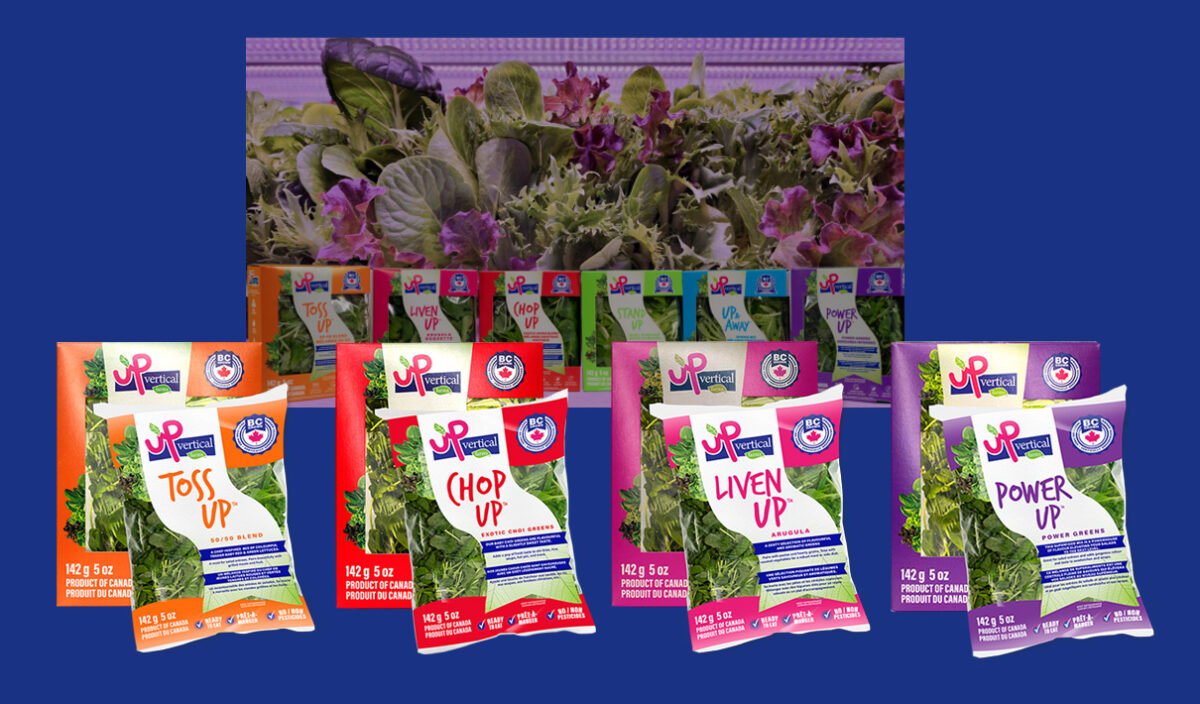 UP Vertical Farms Canada’s first handsfree vertical farming