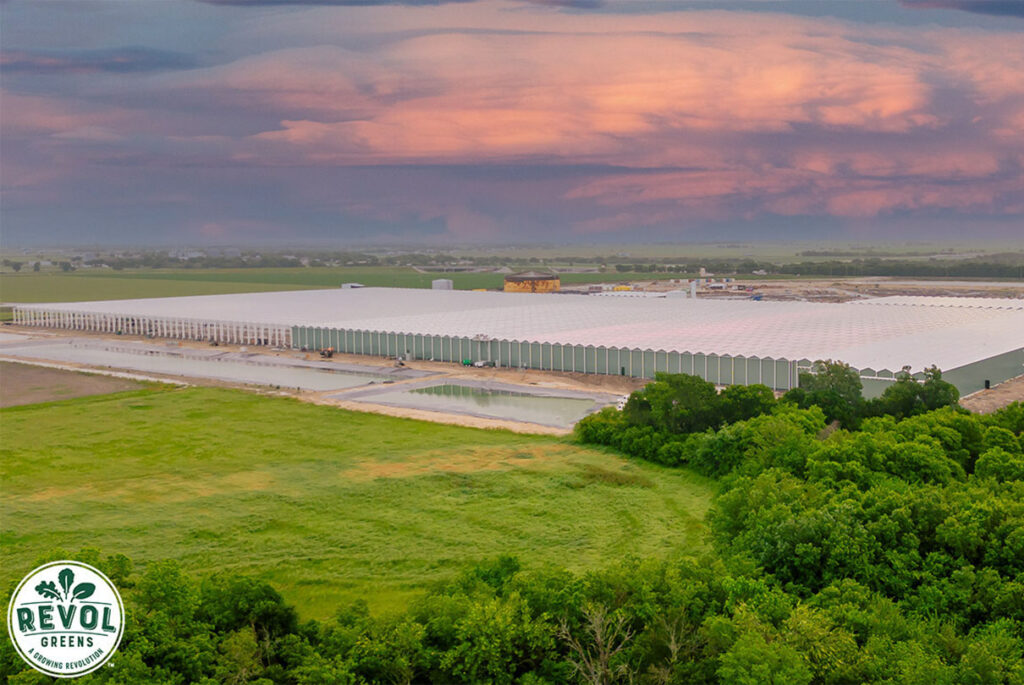 Revol Greens debuts the world’s single-largest controlled environment agriculture (CEA) lettuce facility ever built.